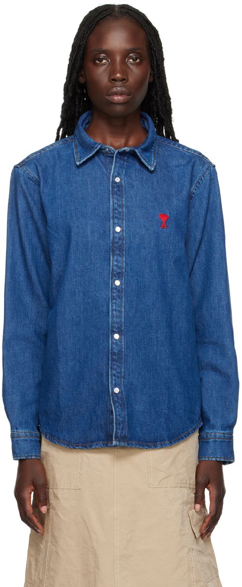 Ami denim clearance shirt