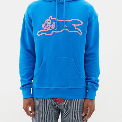 Ice Cream Running Dogprint cottonjersey hoodie