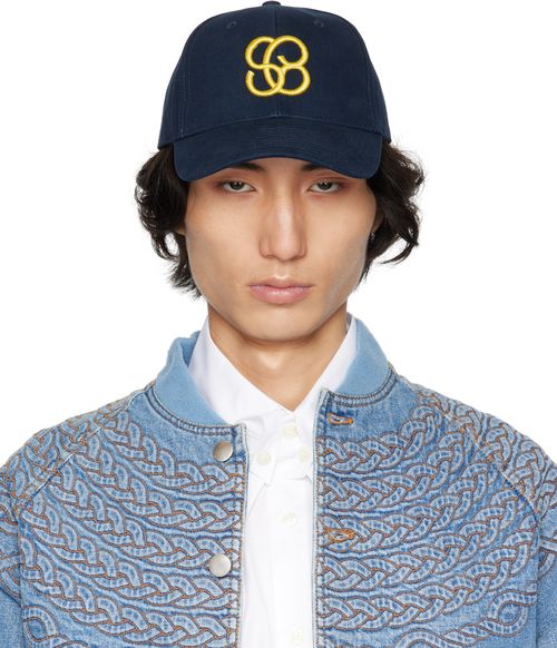 Stefan Cooke monogram cap navyjacquemus - キャップ