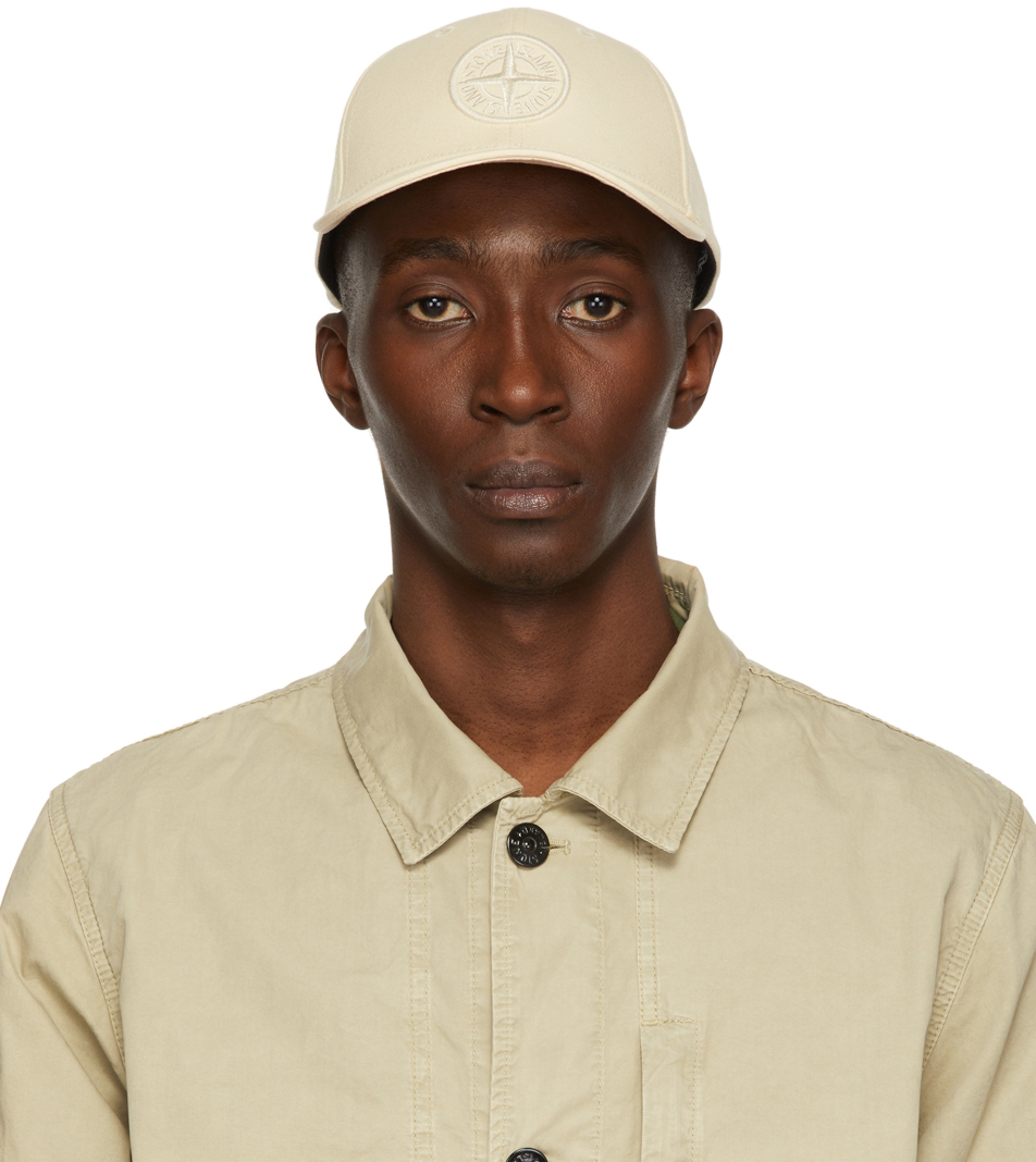 Stone island online cap beige