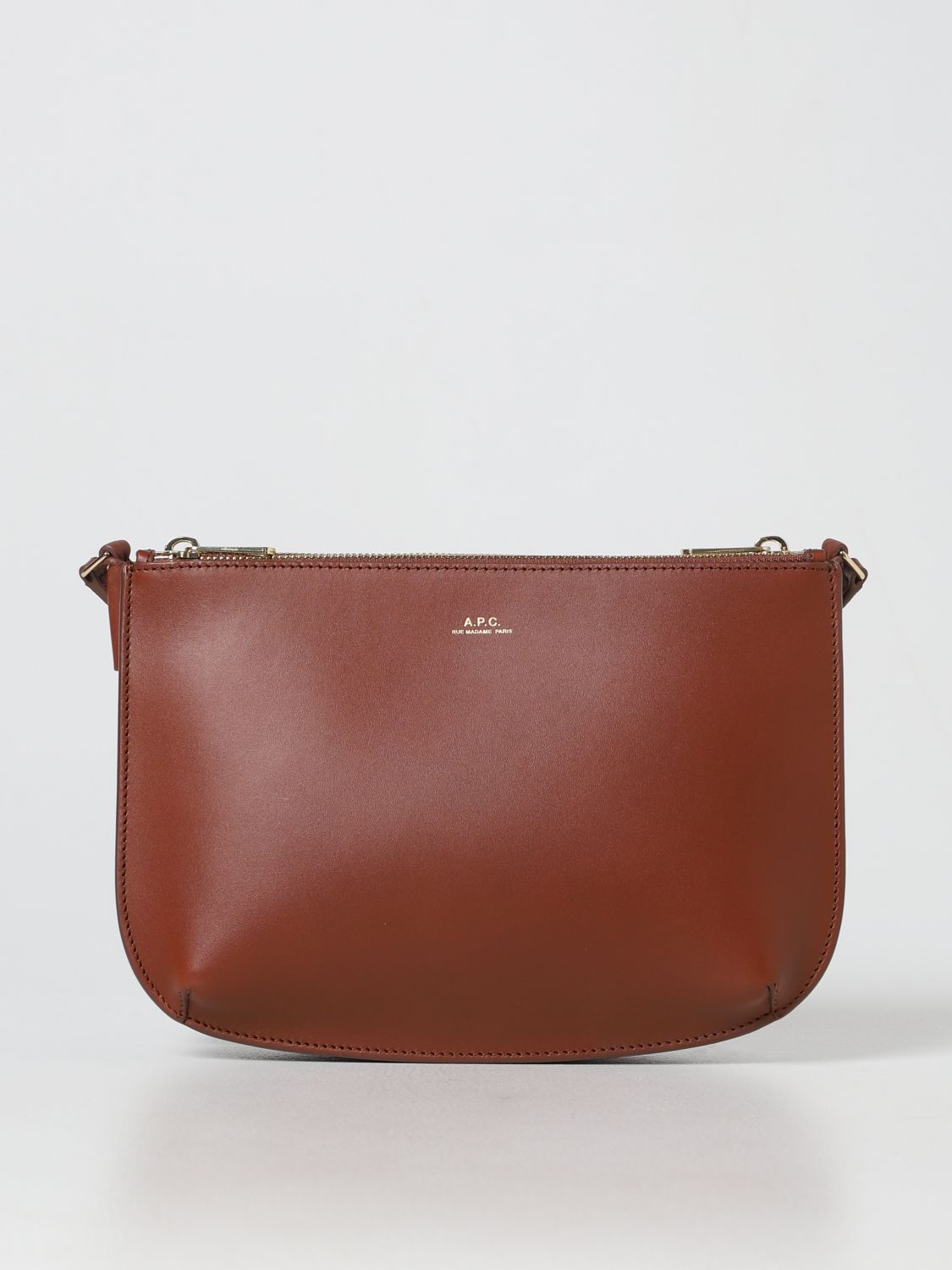 A.P.C Crossbody Bags Woman color Brown